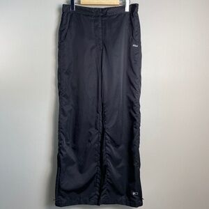Fila Women's Mesh Lined Performance Track Pants Medium Reflective Dots Running‎